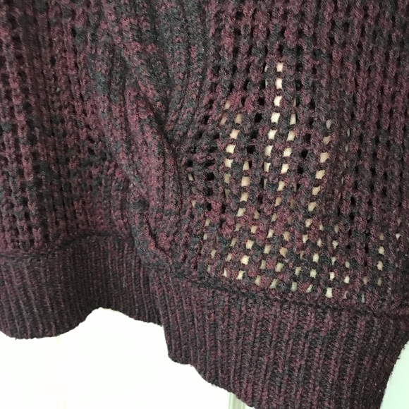 Express ~ Open knit cable sweater - Picture 5 of 8